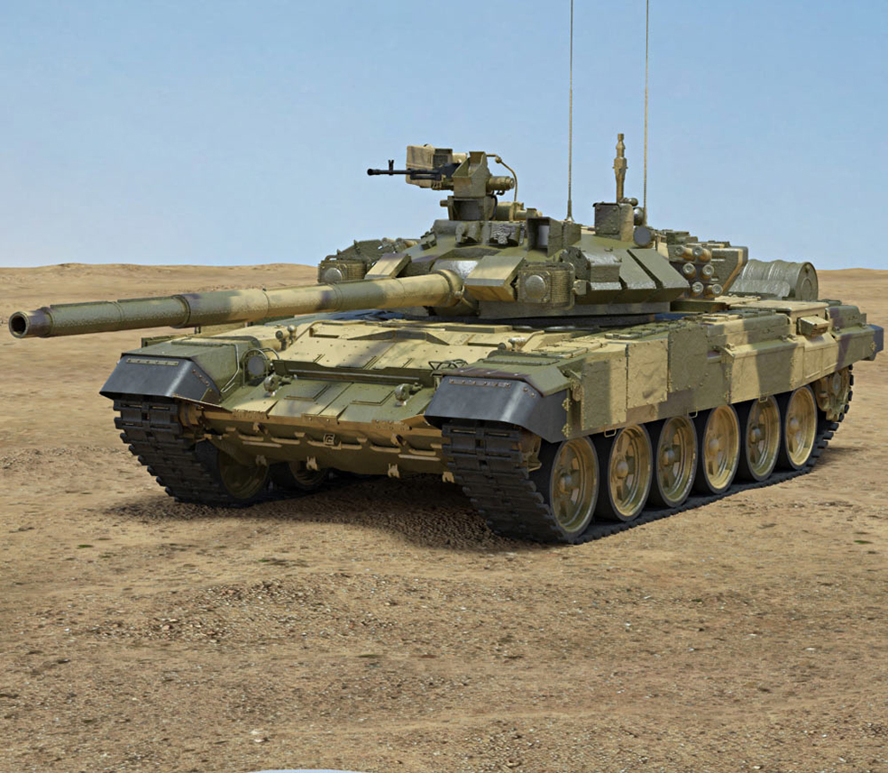 苏联俄罗斯陆军热门型主战坦克C4D模型 Tanks T-90 - C4D之家 - T-90_1000_0001.jpg