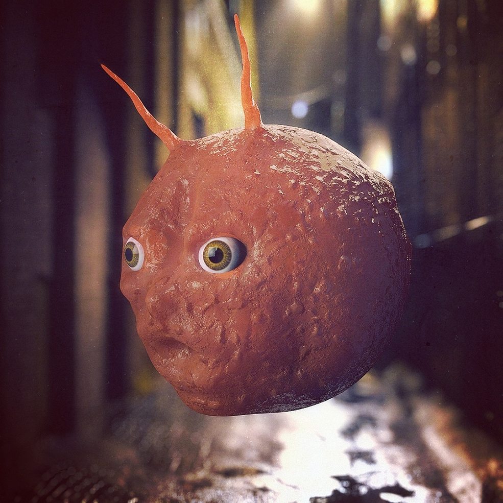 C4D长触角的外星生物创意工程 ALLEYIEN