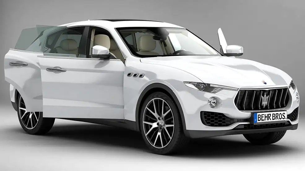 2017款玛莎拉蒂Levante汽车C4D模型 Maserati Levante 2017 3D Model