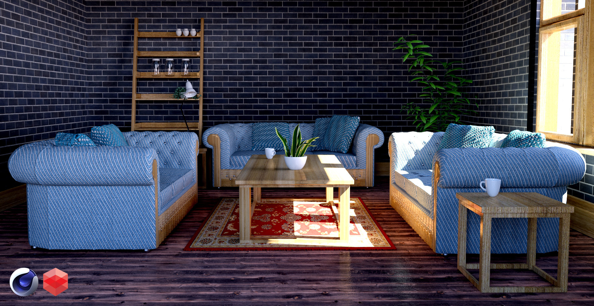 Redshift for C4D室内渲染练习 - C4D之家 - Fx-2.jpg