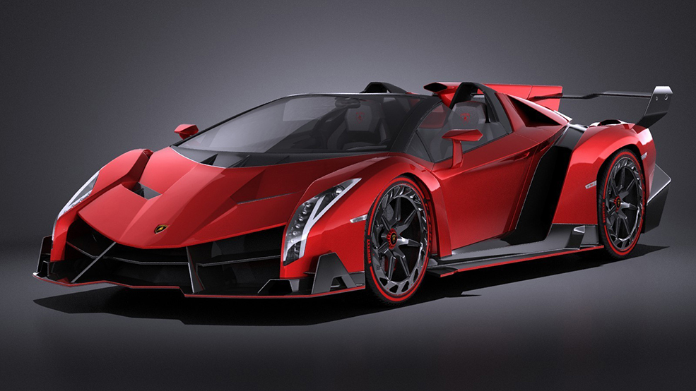 兰博基尼Veneno敞篷跑车C4D模型 Lamborghini Veneno Roadster 2014 3D Model - C4D之家 - 11.jpg