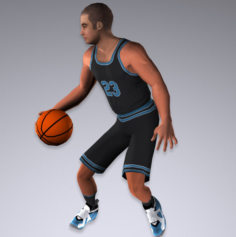 15个打篮球运动姿势C4D模型 White Basketball Playersturbosquid - C4D之家 - 2385.jpg