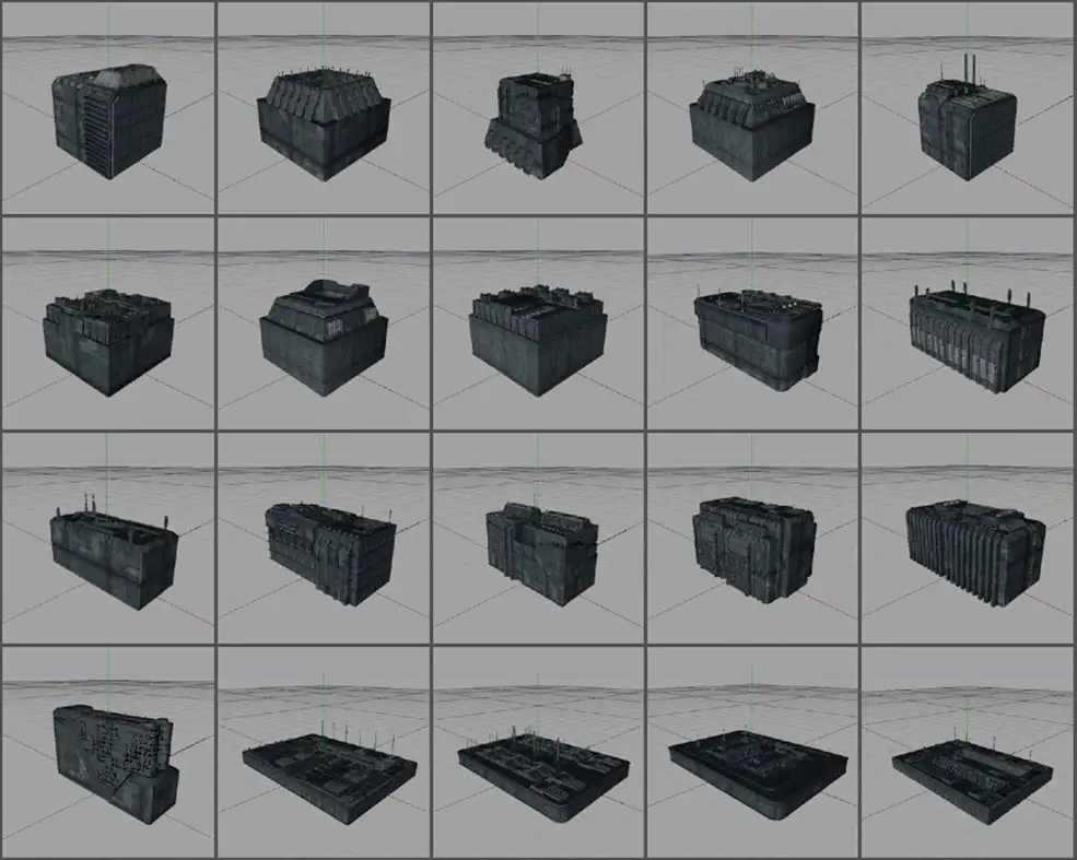 20个外星科幻街区模型预设 Greeble City Blocks I - C4D之家 - 屏幕快照-2018-11-20-23.13.25.jpg