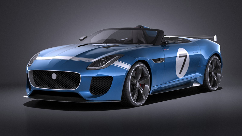 捷豹F-TYPE 2016款敞篷跑车C4D模型 Jaguar Project 7 Concept 2016 - C4D之家 - 51483.jpg