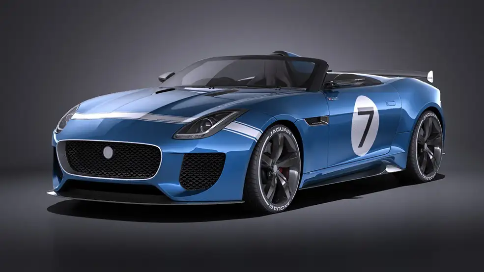 捷豹F-TYPE 2016款敞篷跑车C4D模型 Jaguar Project 7 Concept 2016 - C4D之家 - 51483.jpg