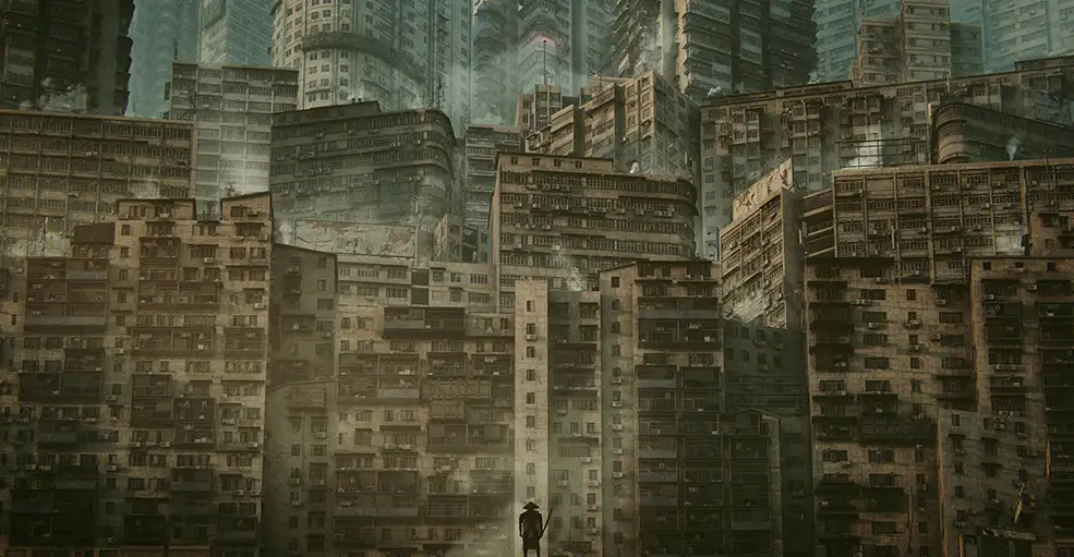 密集的城市楼房贫民窟场景3D模型 Kitbash3D – Future Slums (MAX/MA/OBJ/FBX格式) - C4D之家 - e91e8366971581.5b295219116cf.jpg