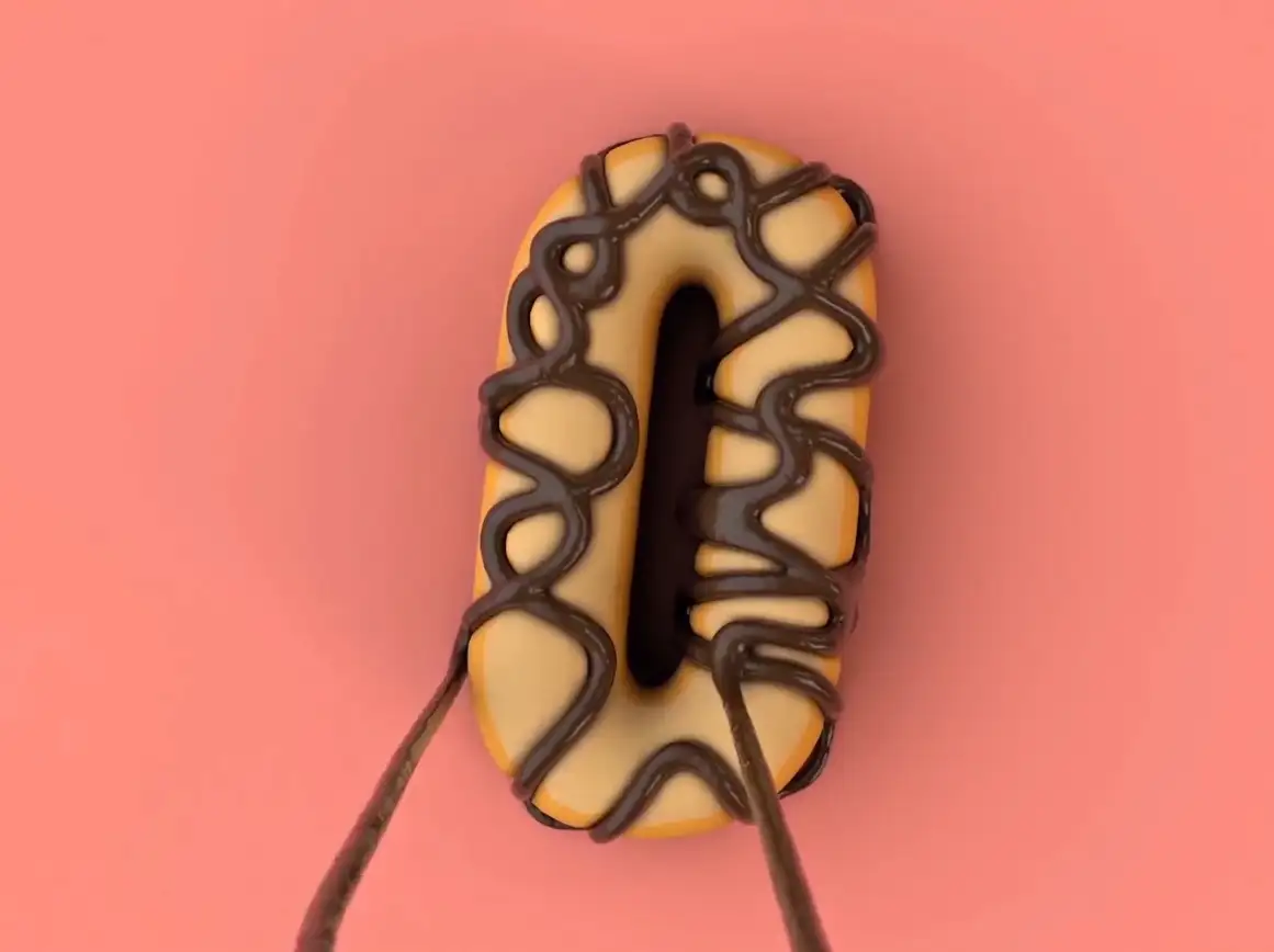 C4D R20制作蛋糕巧克力流体教程 Cinema 4D R20 tutorial - Animated cartoon icing