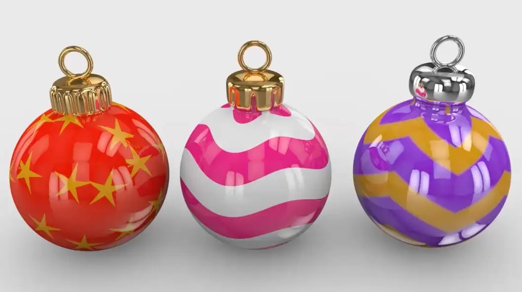 C4D制作圣诞彩球教程 Professional Christmas Spheres - Cinema 4D Tutorial