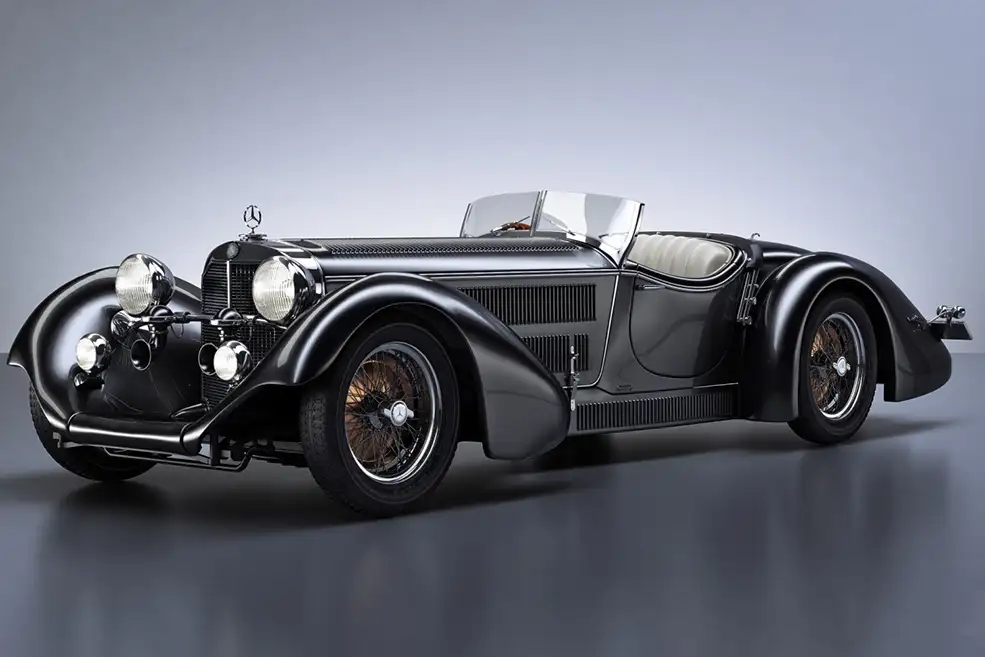 梅赛德斯-奔驰复古老爷车(Mercedes Benz SS Roadster)C4D模型