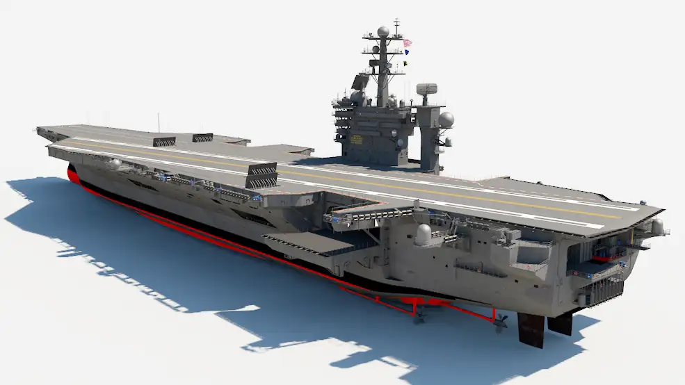 斯坦尼斯号航空母舰(USS John C Stennis CVN 74)C4D模型 - C4D之家 - C4D.jpg