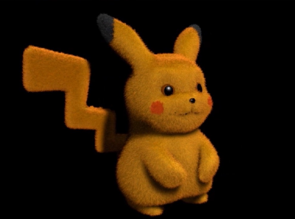 C4D制作一个可爱的毛发皮卡丘教程 PIKACHU TUTORIAL 3D SCULPTING