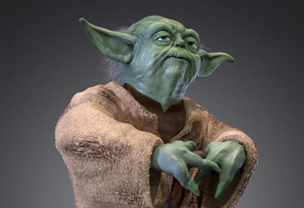 C4D《星球大战》尤达大师雕刻建模视频教程 yoda sculpting cinema 4d - C4D之家 - 1a286c32485665.56859a79dbfc8.jpg
