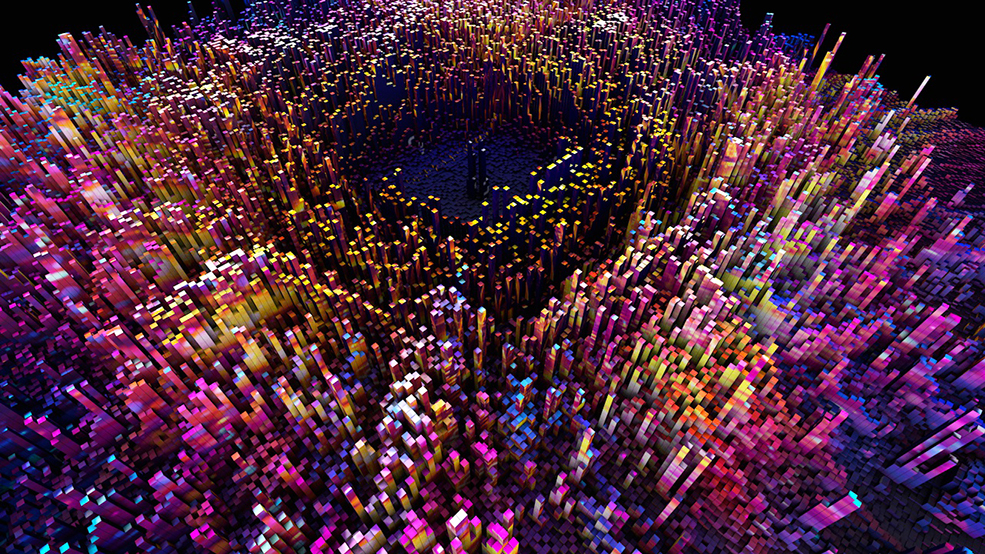 C4D毛发像素图形场景工程 Cinema 4D Create Futuristic Wallpaper - C4D之家 - 3.jpg