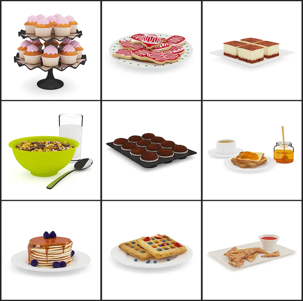 31个甜点食品C4D模型合集 food - C4D之家 - 未命名-2.jpg
