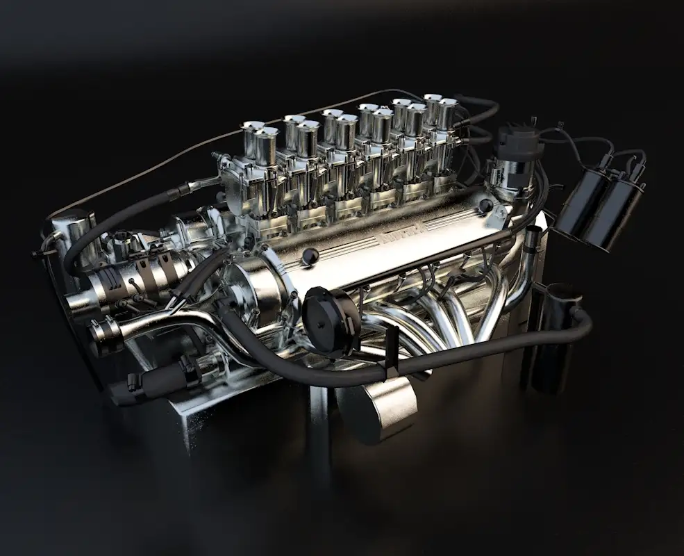 发拉利汽车发动机C4D模型 testarossa engine - C4D之家 - v8.jpg