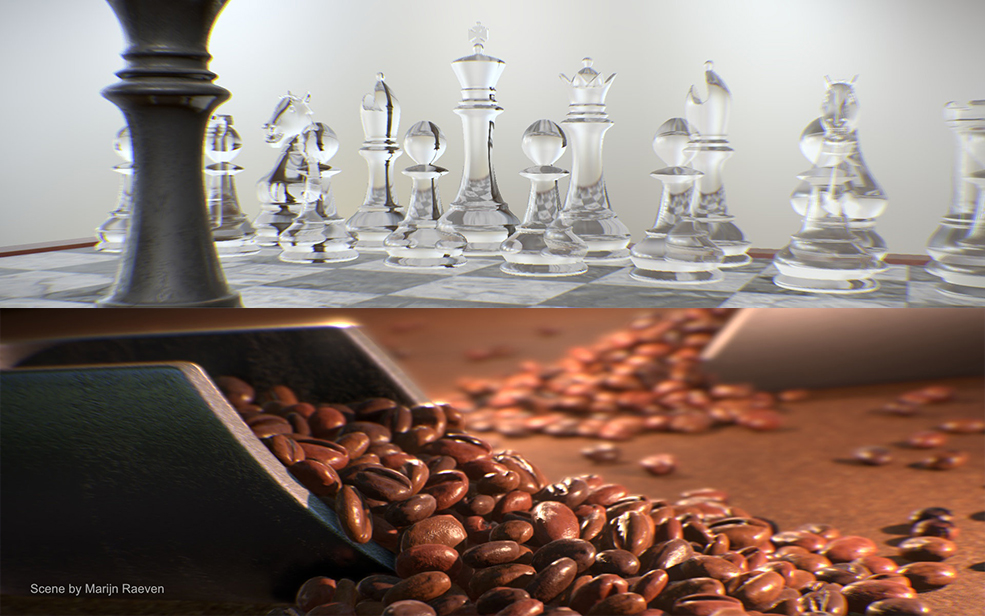 C4D实时渲染器插件U-RENDER正式版现已发布，支持Cinema 4D R16-R20 - C4D之家 - chess.jpg