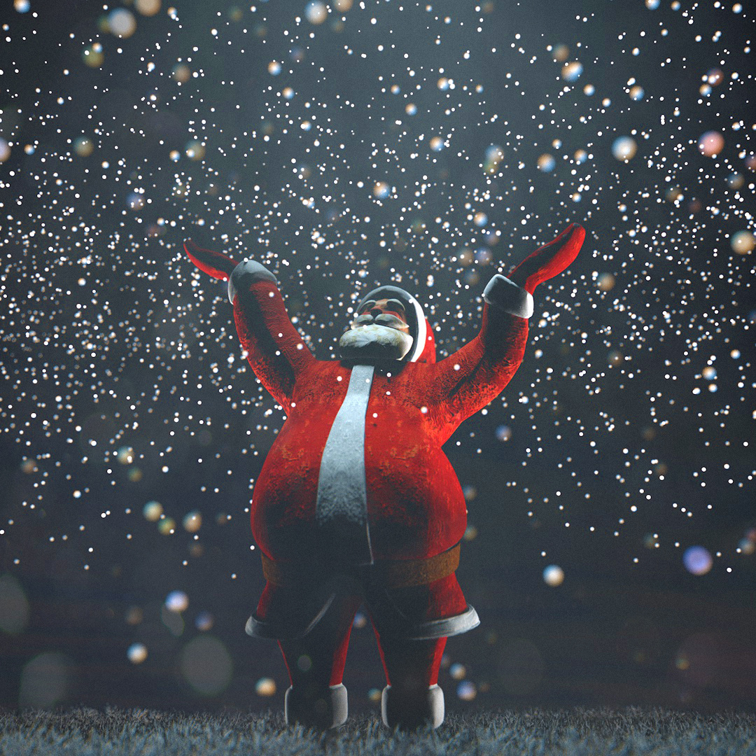 圣诞节满天飘雪的圣诞老人C4D工程 MERRY CHRISTMAS - C4D之家 - santa_happy_ok.jpg