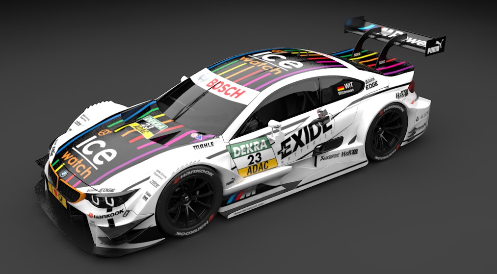 宝马M4赛carC4D模型 2014 BMW M4 DTM Wittmann