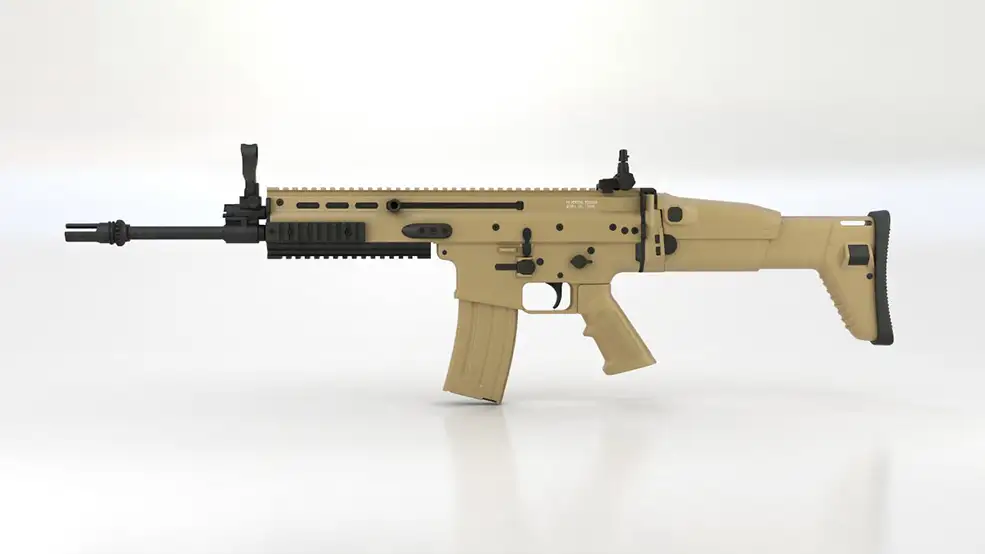FN SCAR L突击步枪C4D模型