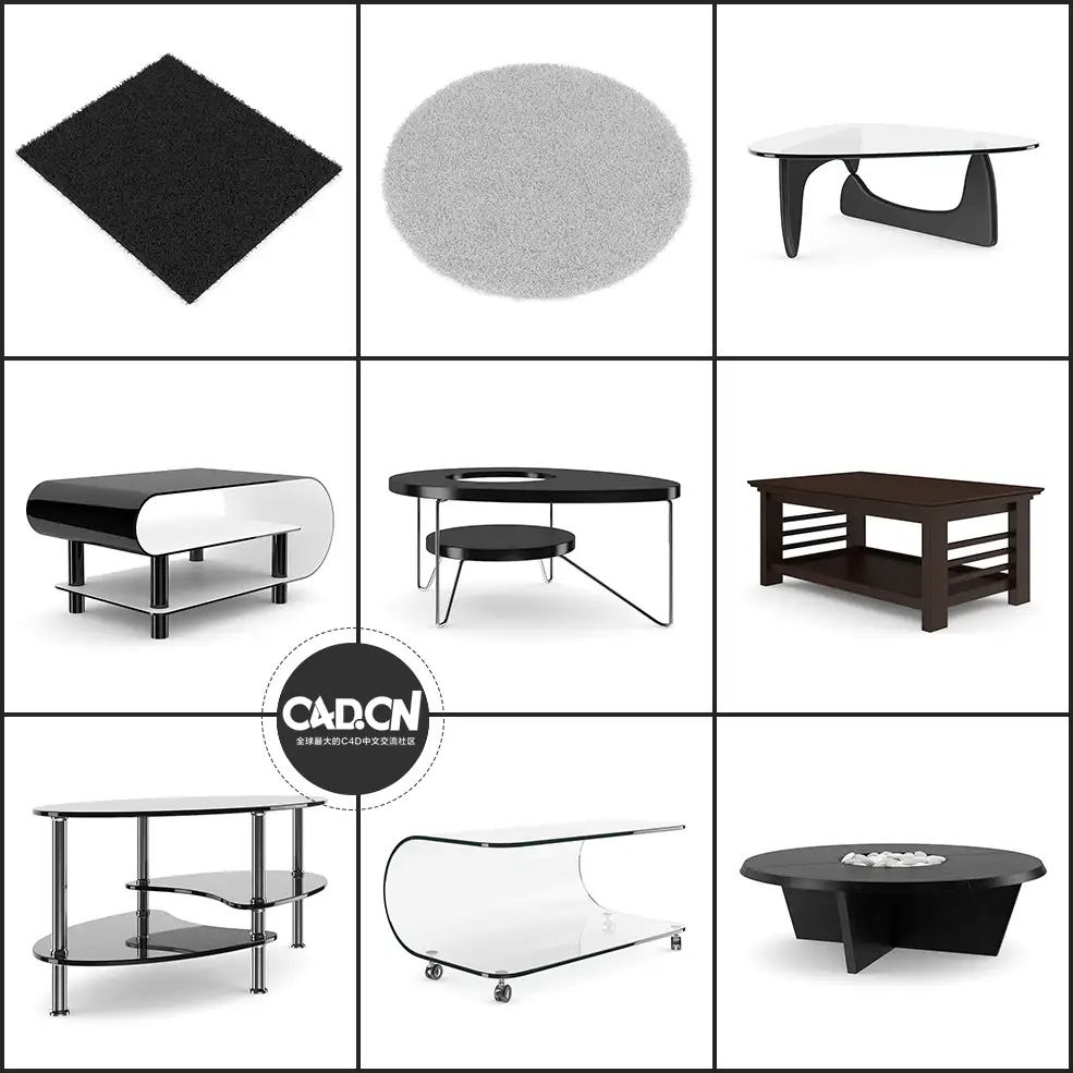 45套现代办公家具C4D模型合集 Office furniture - C4D之家 - 未命名-5.jpg