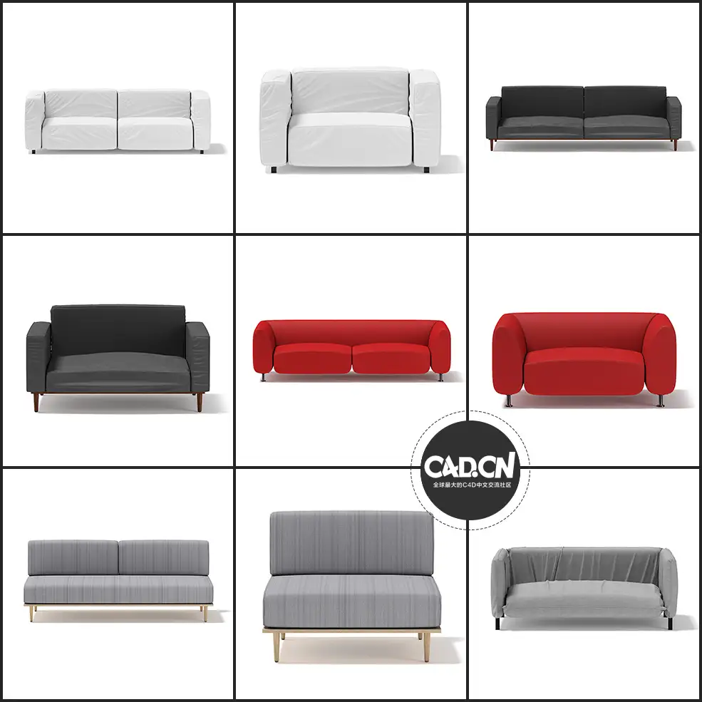 31套室内家具C4D模型合集 Furniture - C4D之家 - 未命名-1.jpg