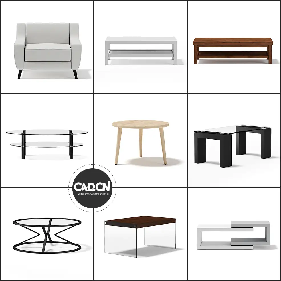 31套室内家具C4D模型合集 Furniture - C4D之家 - 未命名-3.jpg