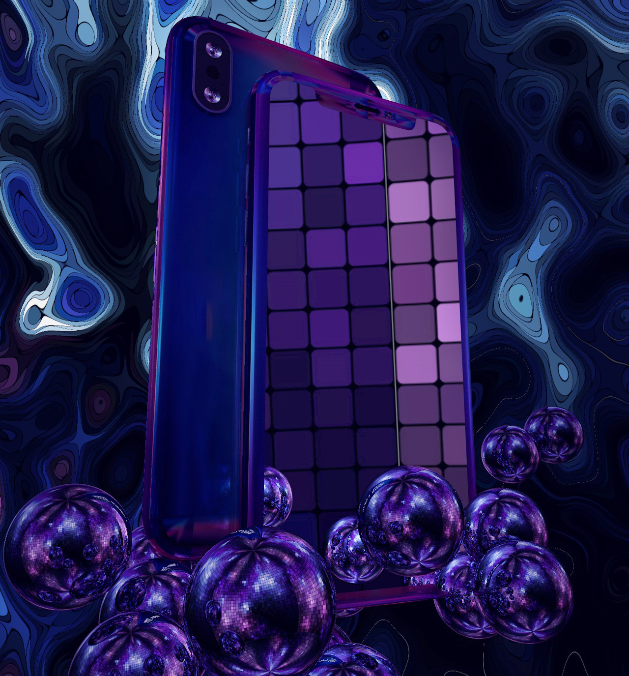 迷幻色彩创意手机设计 - C4D之家 - 2.jpg