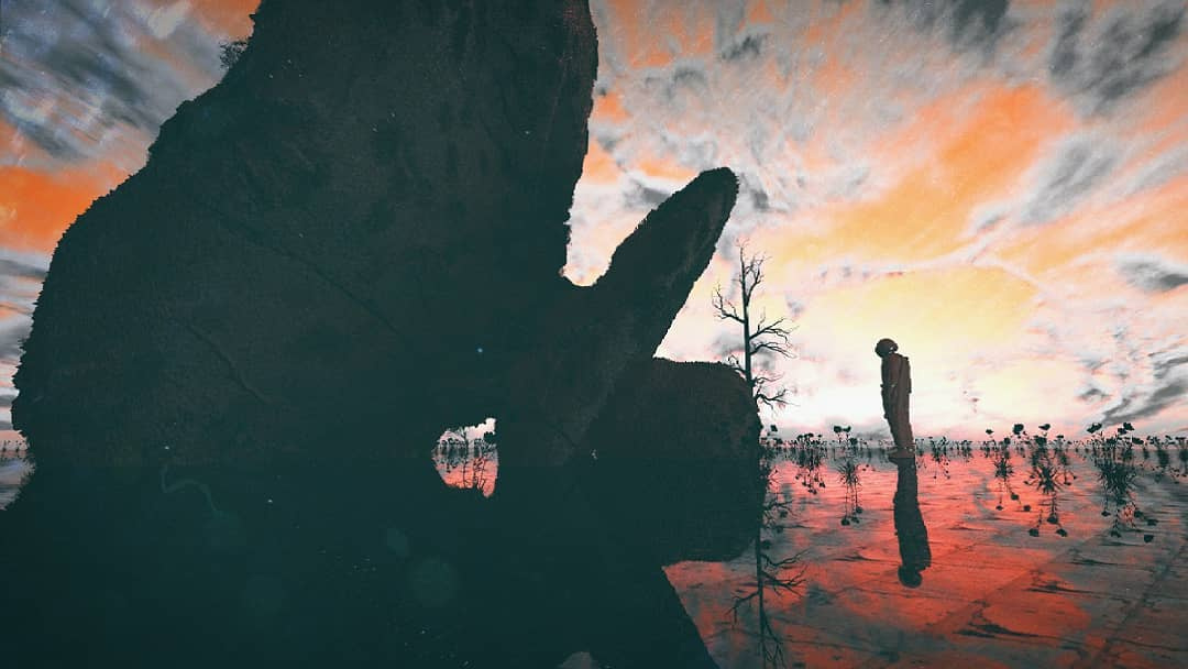 C4D宇航员在日落的太空场景创意工程 SUNSET SALVAGING