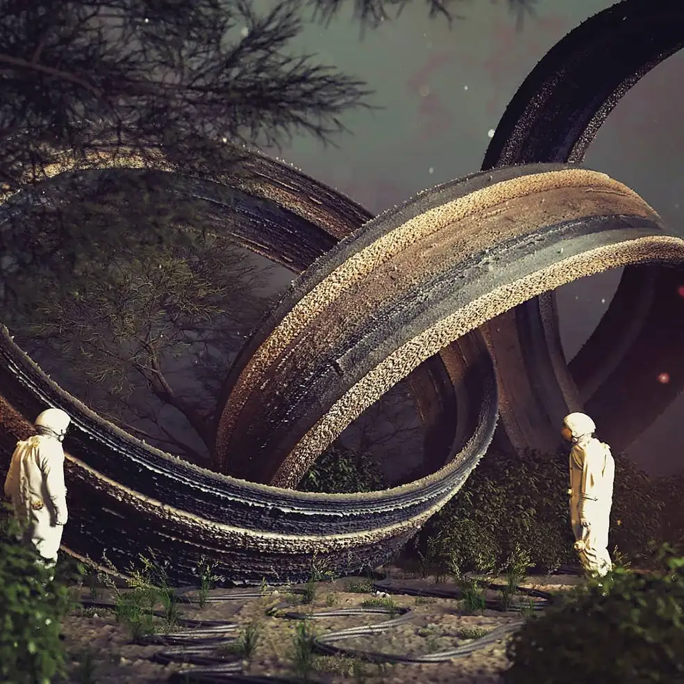 C4D外星球科幻造型场景工程 BANDWERK