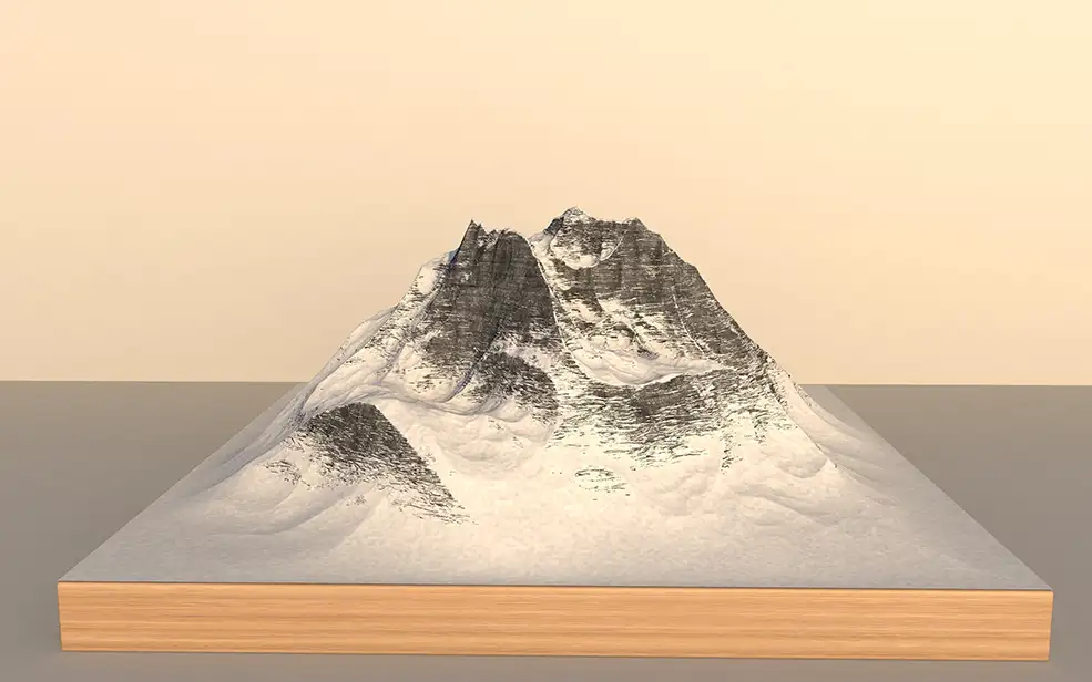 C4D雪山模型工程 Snow Mountain