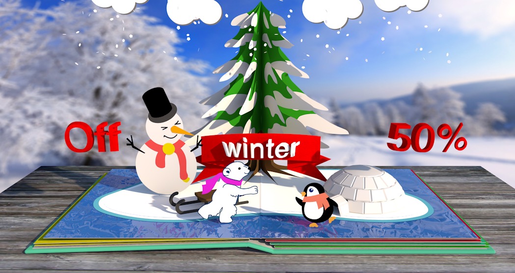 C4D春夏秋冬四季书本翻开剪纸动画模板 Seasons pop up Book template - C4D之家 - 屏幕快照 2019-01-29 20.57.41.jpg