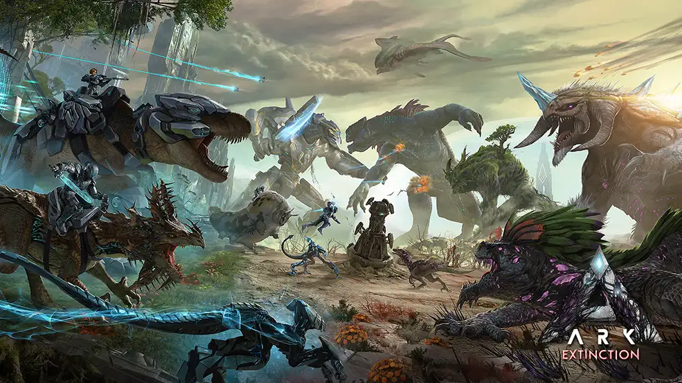 15套C4D恐龙生存游戏《方舟：生存进化(ARK Survival Evolved)》模型合集(4)