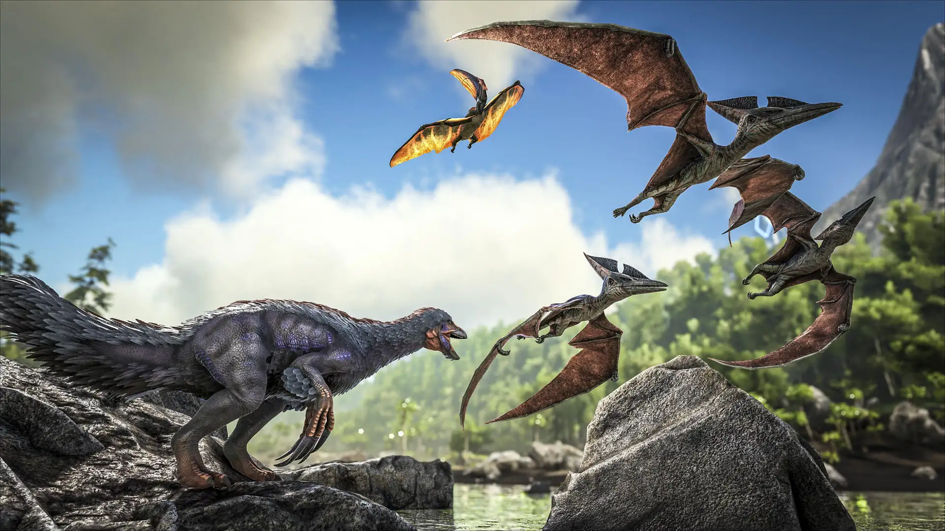 21套C4D恐龙生存游戏《方舟：生存进化(ARK Survival Evolved)》模型合集(7)