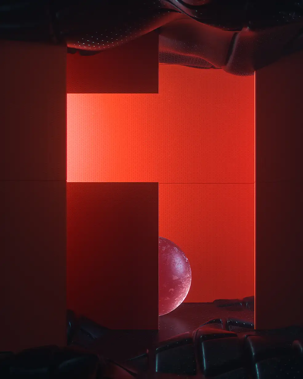 C4D工程第701季：红色圆球创意动画C4D工程 C4D Project[Cinema4D - Octane]