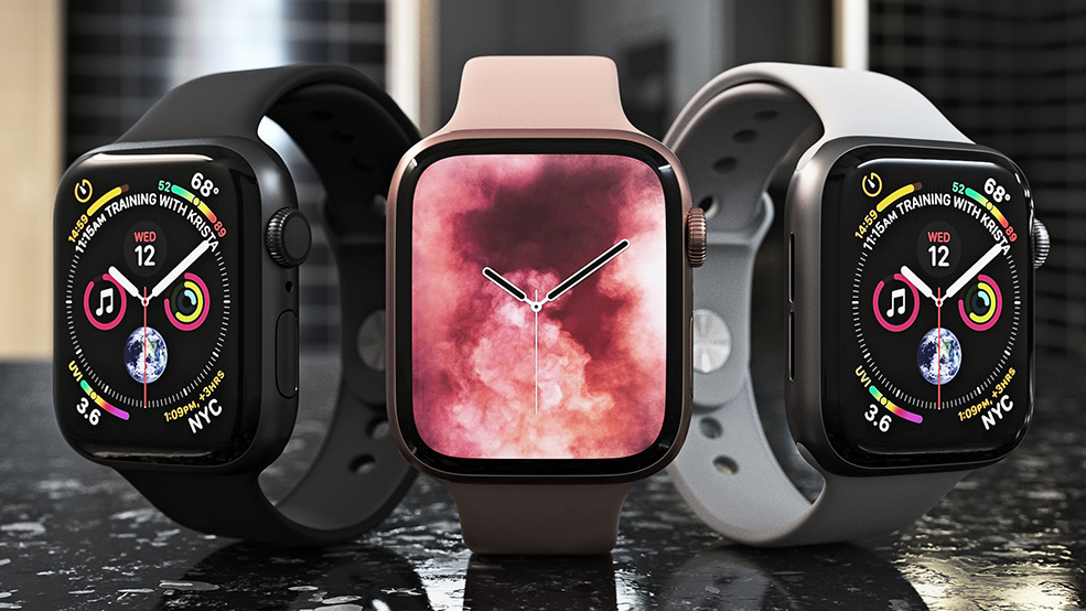 苹果手表Apple Watch 4的3D模型 Apple Watch Series 4 44mm Aluminum Pack