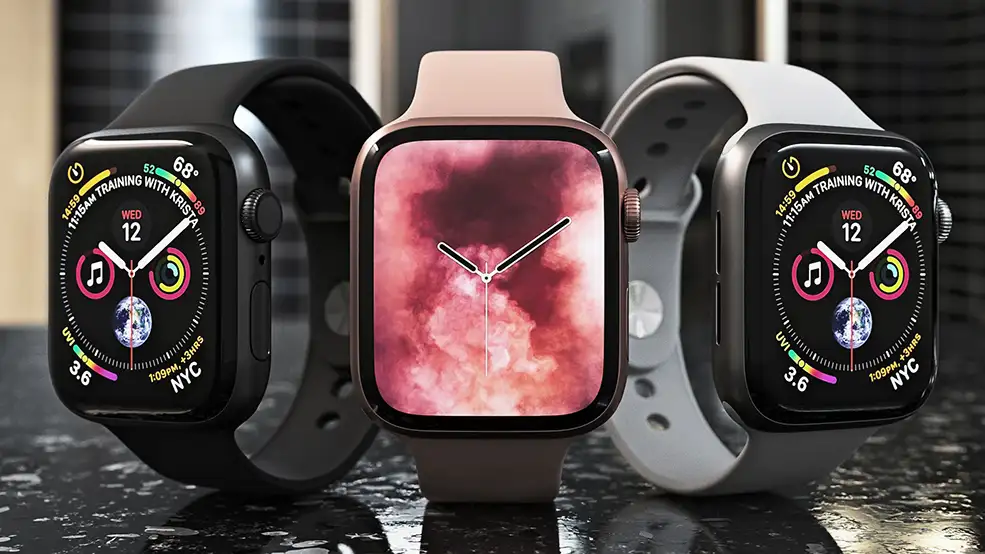 苹果手表Apple Watch 4的3D模型 Apple Watch Series 4 44mm Aluminum Pack