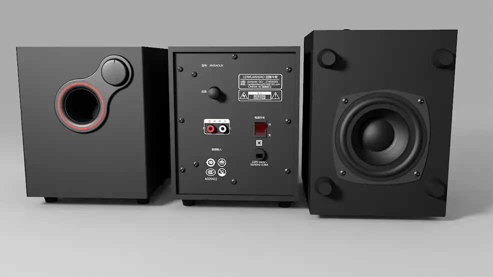 音箱C4D模型 Loudspeaker box - C4D之家 - 音箱.jpg