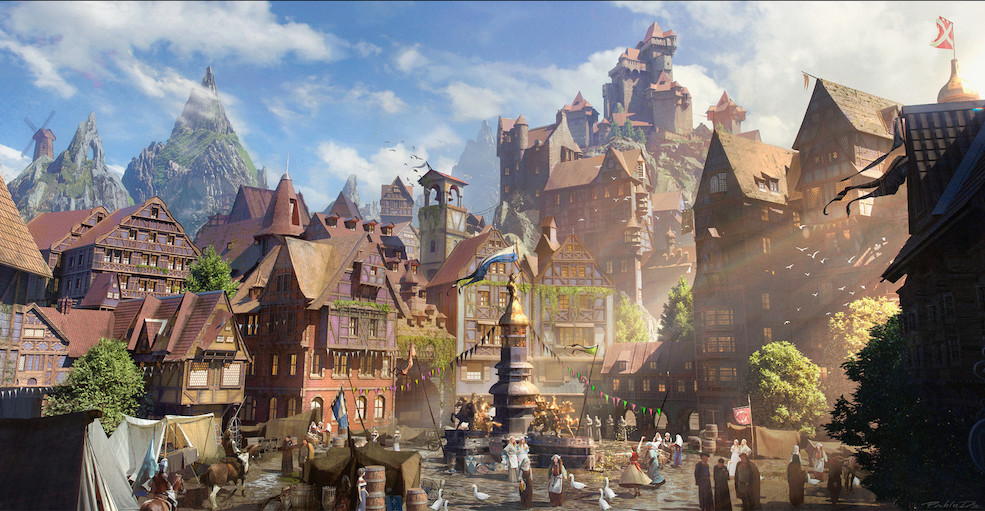 梦幻童话城镇大型场景3D模型 Fairy Tale - C4D之家 - pablo-dominguez-2018-kitbash-pd-2205x1145.jpg