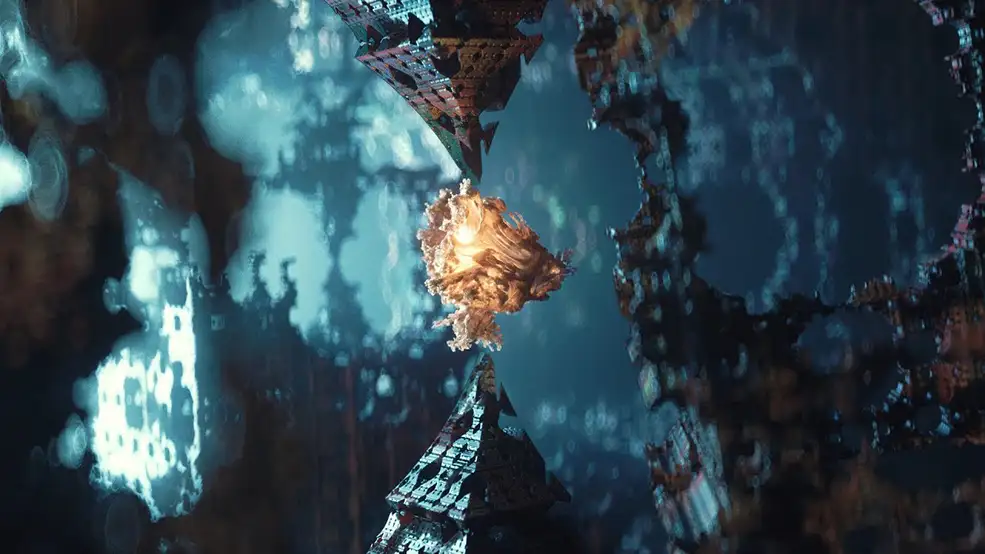 C4D Octane Vectron制作抽象分形动画视频教程