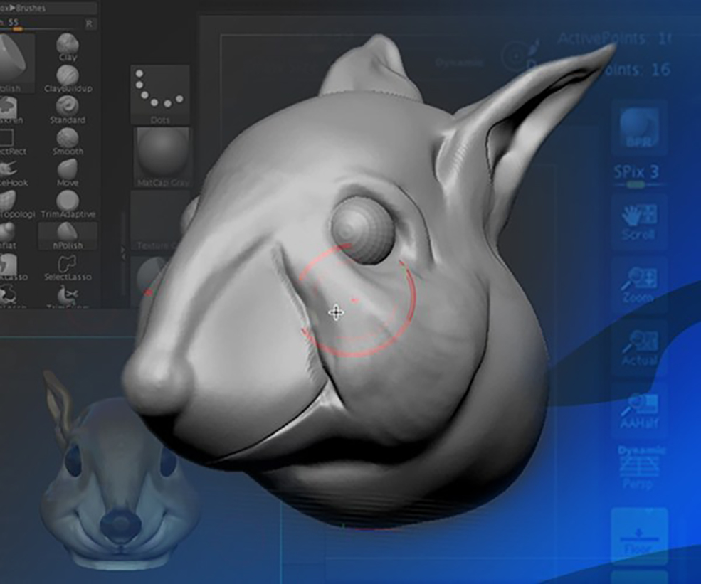C4D与ZBRUSH雕刻介绍 Intro to 3D Sculpting with ZBrush Cinema 4D
