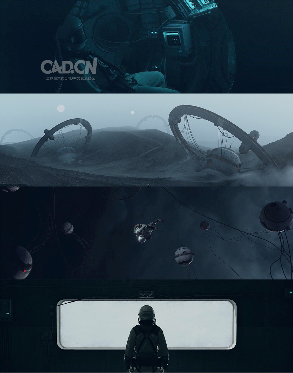 C4D Octane Render未来科幻外星球场景动画工程 No Signal - C4D之家 - 4.jpg