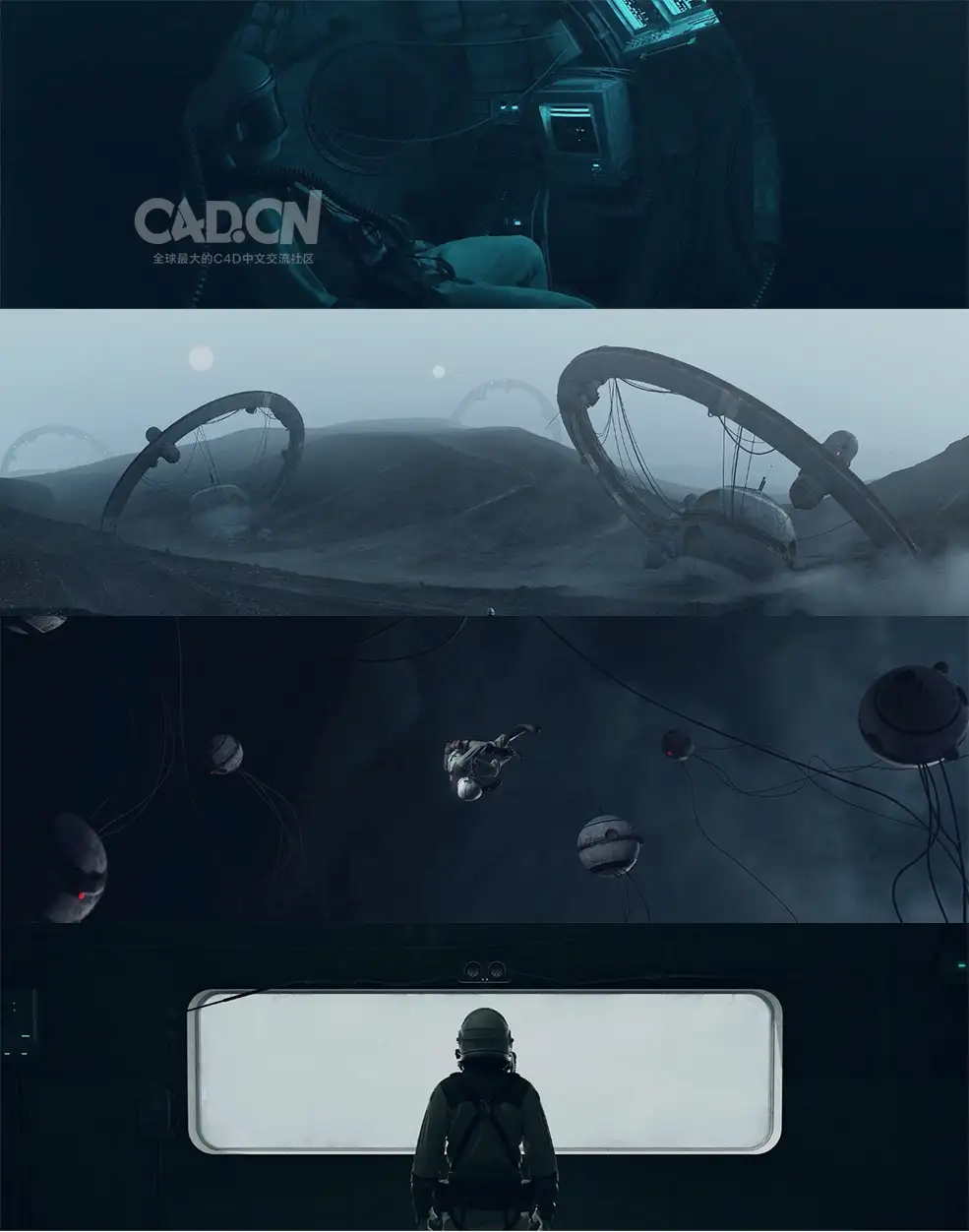 C4D Octane Render未来科幻外星球场景动画工程 No Signal - C4D之家 - 4.jpg