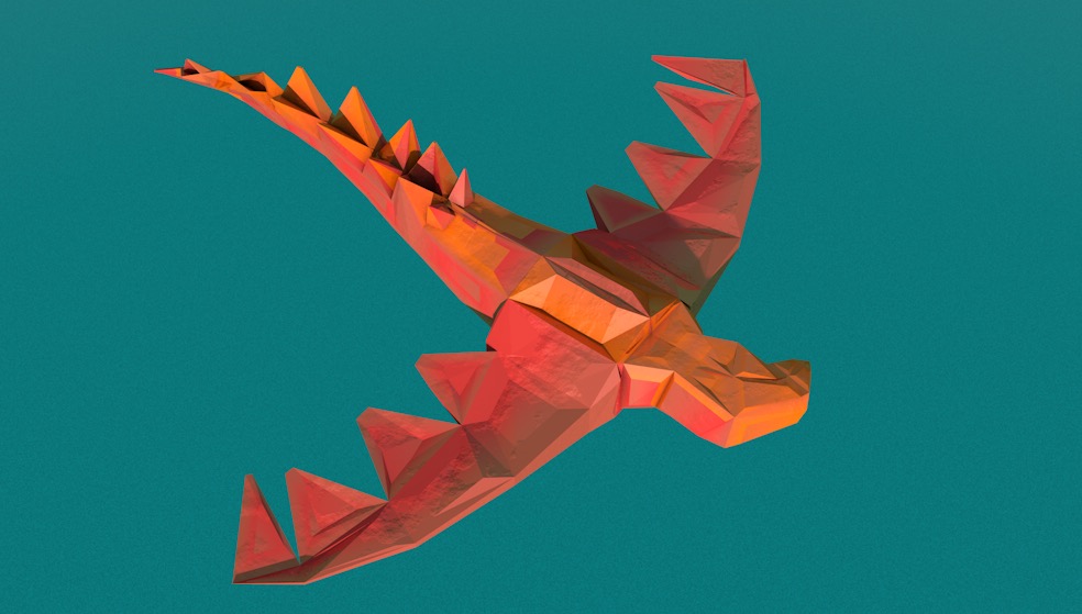 C4D低面多边形卡通小飞龙绑定动画工程 - C4D之家 - 屏幕快照 2019-03-21 22.36.21.jpg