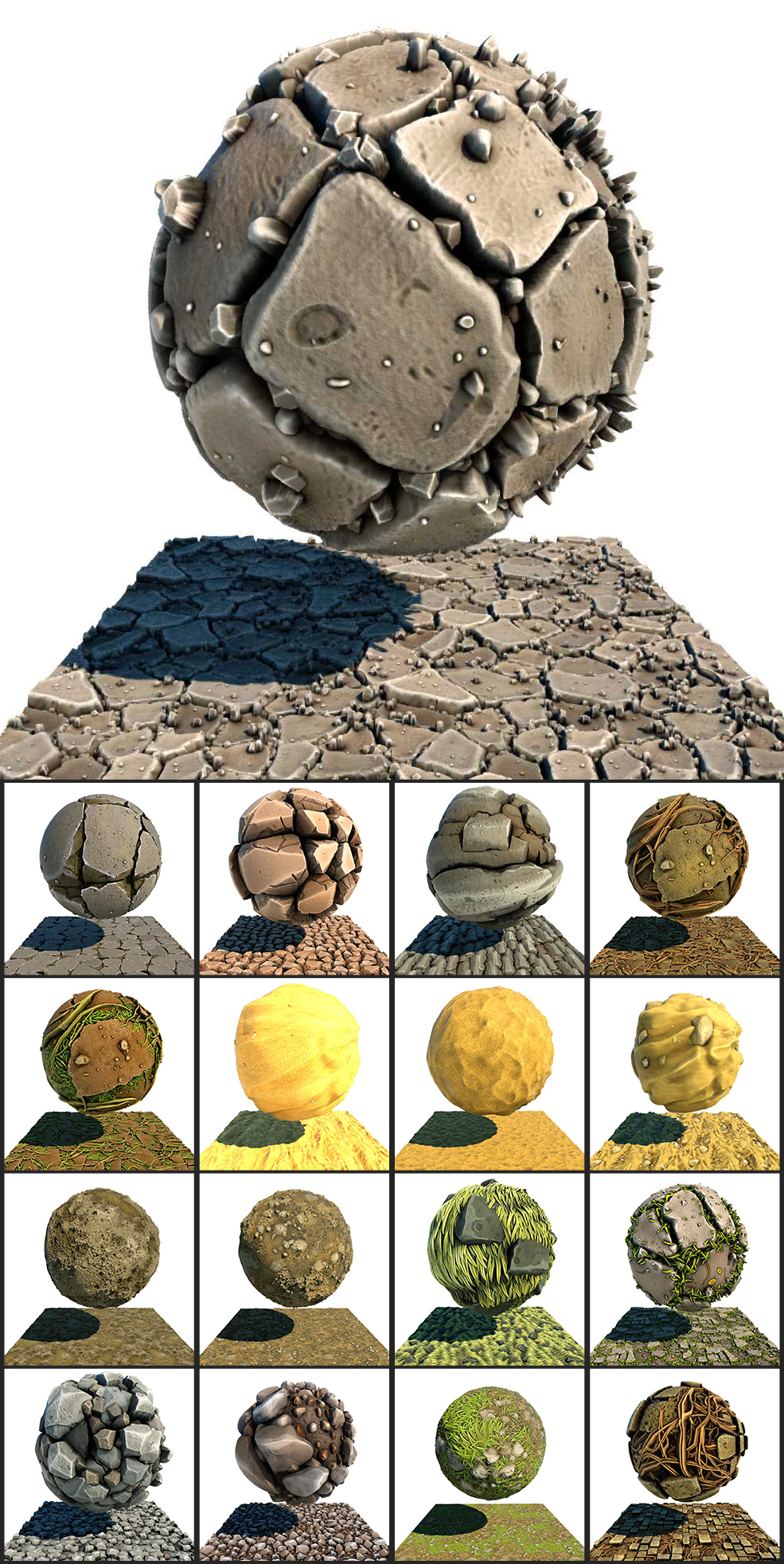 51个Octane地面材质 51 stylized terrain-OCTANE for Cinema4D - C4D之家 - 1-3.jpg