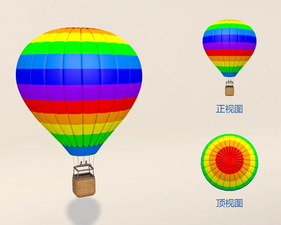 热气球C4D模型 Hot Air Balloon - C4D之家 - 封面.jpg