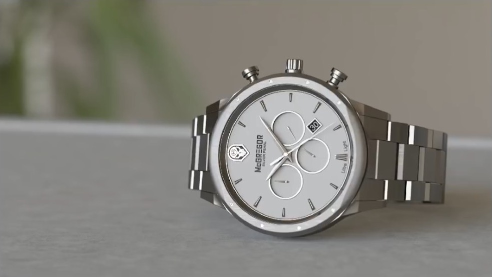 C4D Octane Render手表渲染视频教程 McGregor Watch Product Rendering Live