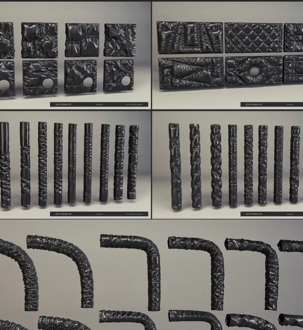 100个充气塑料物体3D模型 Soft Kitbash Set vol.1 - C4D之家 - 演示文稿1.jpg