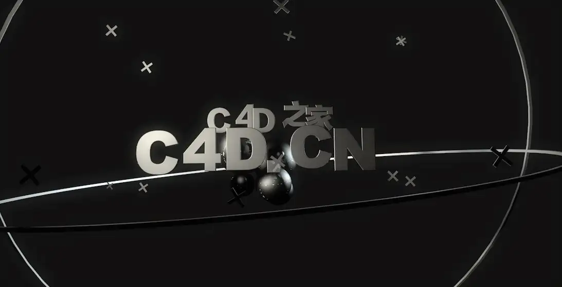C4D标题文字动画工程 intro