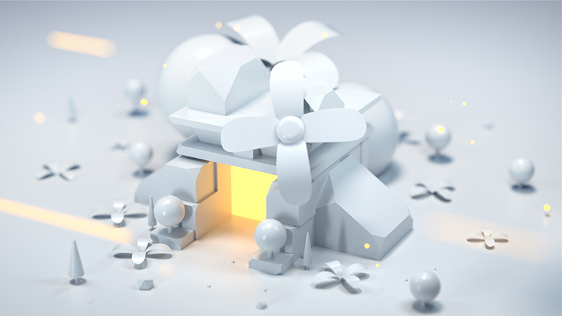 卡通低多边形建模渲染教程 - C4D之家 - 1.jpg