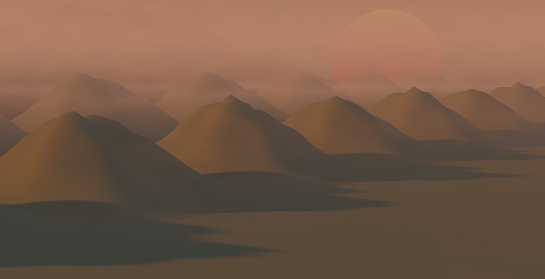 C4D夕阳下连绵不断的山峰动画工程 Neon Landscape Loop - C4D之家 - 屏幕快照 2019-04-23 00.21.23.jpg